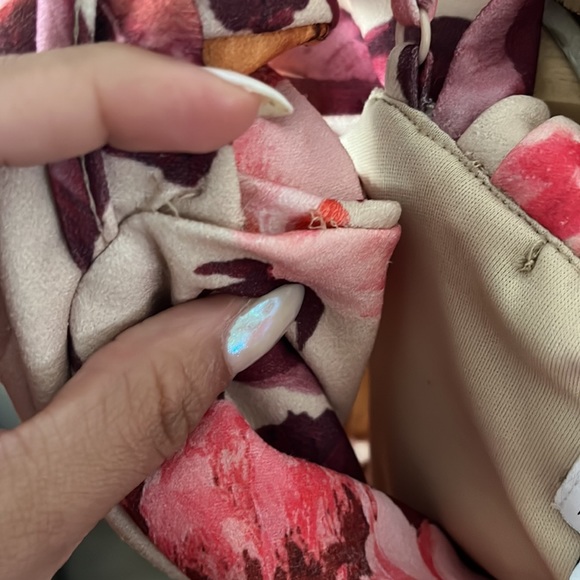 NWT - ASOS DESIGN - Cold Shoulder Floral Mini Dress - Picture 10 of 12